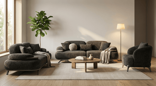 Strada Koltuk Takımı Antrasit (3+1)