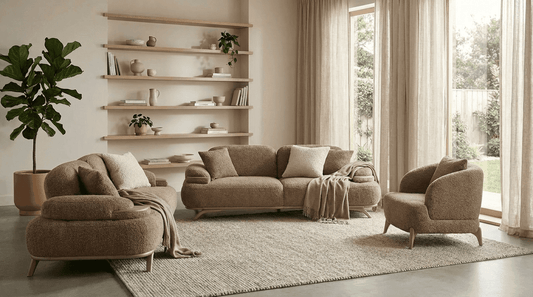 Strada Koltuk Takımı Kahverengi (3+1)