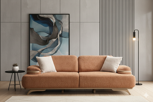 Strada Mekanizmalı Üçlü Koltuk Turuncu